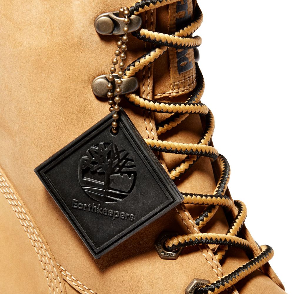 Botas de Amarrar Feminino - Timberland Malynn Ek+ Impermeavel - ZANWD3967 - Marrom/Pretas